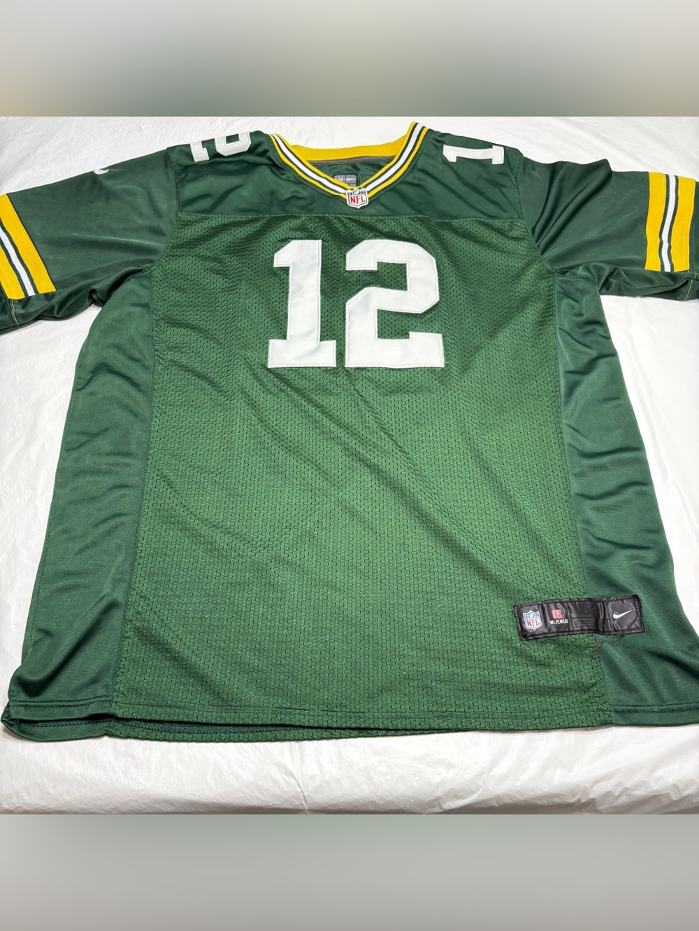Nike Green Bay Packers Aaron Rodgers #12 Jersey Men’s 52 XXL